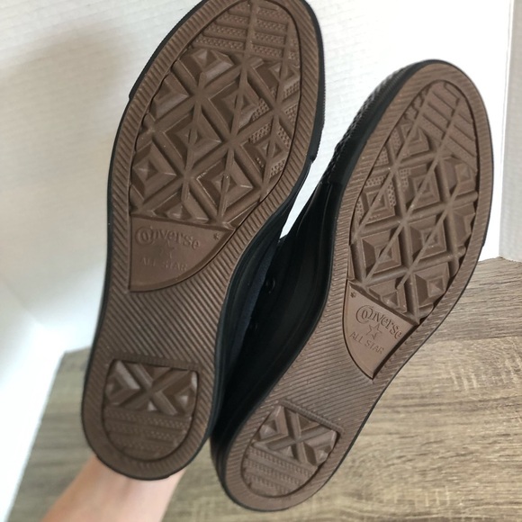 Converse Black Canvas Slip-On Sneakers - Picture 10 of 13